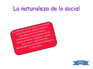 La naturaleza de lo social

ATRAS

 