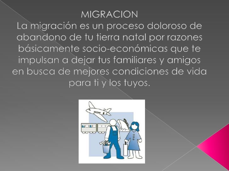 Sociologia La Migracion