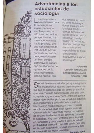 Sociologia para principiantes