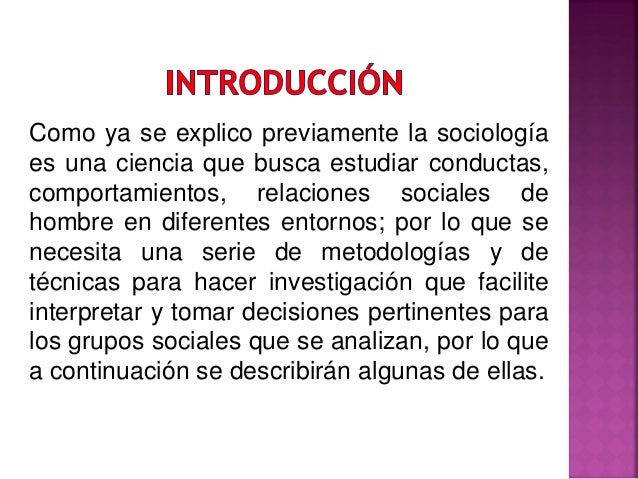 Sociologia rural métodos, técnicas de investigación
