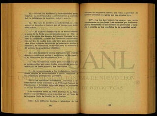 a).—Cubrirá, los accidentes y enfermedades profe-
sionales; las enfermedades no profesionales y materni-
dad; la jubilación, la invalidez, vejez y muerte.
b).—En caso de accidente o enfermedad, se con-
servará el derecho al trabajo por el tiempo que deter-
mine la Ley.
c).—Las mujeres disfrutarán de un mes de descan-
so antes de la fecha que aproximadamente se fije el
parto y de otros dos después del mismo. Durante el pe-
ríodo de lactancia, tendrán dos descansos extraordina-
rios por día, de media hora cada uno, para amamantar
a sus hijos. Además disfrutarán de asistencia médica y
obstétrica, de medicinas, de ayudas para la lactancia y
del servicio de guarderías infantiles.
d).—Los familiares de los trabajadores tendrán
derecho a asistencia médica y medicinas, en los casos y
en la proporción que determine la Ley.
e).—-Se establecerán centros para vacaciones y pa-
r a recuperación, así como tiendas económicas para be-
neficio de los trabajadores y sus familiares.
f).—Se proporcionarán a los trabajadores habita-
ciones baratas de arrendamiento o venta, conforme a
los programas previamente aprobados.
XII.—Los conflictos individuales, colectivos o in-
tersindicales serán sometidos a un Tribunal Federal de
Conciliación y Arbitraje integrado según lo prevenido
en la Ley Reglamentaria.
Los conflictos entre el Poder Judicial de la Fede-
ración y sus servidores, serán resueltos' por el Pleno de
la Suprema Corte de Justicia de la Nación.
XIII.—Los militares, marinos y miembros de los
cuerpos de seguridad pública, así como el personal de
servicio exterior se regirán por sus propias leyes.
XIV.—La ley determinará los cargos que serán
considerados de confianza. Las personas que los desem-
peñen disfrutarán de las medidas de protección al sala-
rio y gozarán de los beneficios de la seguridad social.
 