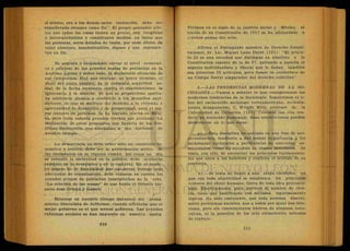 sí mismo, ora a los demás seres racionales, debe ser.
considerado siempre como fin". El propio pensador afir-
ma que tpdas las cosas tienen un precioJ son fungibles
e intercambiables y constituyen medios, en tanto que
las personas, seres dotados de razón, por ende libres, de
valor absoluto, insubstituibles, dignos y que represen-
tan un fin. •
Es urgente e inaplazable elevar el nivel económi-
co y cultural de las grandes masas de población en la
América Latina y sobre todo, la deplorable situación de
sus campesinos. Hay que realizar, en breve término, el
ideal del pleno empleo, de la completa seguridad so-
cial, de la lucha .incesante contra el analfabetismo, la
ignorancia y la miseria; de que se proporcione oportu-
na asistencia técnica y crediticia a los pequeños agri-
cultores, de que se-„disfrute del derecho a. la vivienda y
oportunidad de desarrollo y de prosperidad., para el ma-
yor número de personas. Se ha logrado mucho-en -Méxi-
co, pero falta todavía grandes trechos por alcanzar. La
realización de estos propósitos nos libraría de las doc-
trinas disolventes, que amenazan a las naciones de
nuestro tiempo. 1
La democracia no debe tener sólo un contenido "ro-
mántico y. teórico,-debe'ser ía participación activa de
los ciudadanos en la riqueza común. Así como un día
se aniquiló la esclavitud en lo político, debe acabarse-,
también en lo económico y en lo cultural. En el sende-
ro áspero de la humanidad por encontrar formas más
adecuadas de organización,, debe tomarse en cuenta los
grandes grupos de población insatisfechos de la "vida.
"La rebelión de las masas" de que habla el filósofo his-
pano José Ortega y Gasset.
* - . e
EstaniQs en nuestro tiempo distantes del ./pensa-
miento'-liberálista de Jefferson, cuando afirmaba que el
mejor gobierno es el que menos gobierna. Las grandes
reformas sociales se han impuesto en nuestra época
Vivimos en el siglo de la justicia social y México, al
través de su Constitución de 1917 se ha adelantado a
muchos países del orbe.
Afirma el distinguido maestro de Derecho Consti-
tucional, Sr. Lic. Miguel Lanz Duret (131): "El artícu-
lo 23 es una novedad que distingue en absoluto a la
Constitución vigente de la de 57, quitando a aquella el
aspecto individualista y liberal que le daban también
sus primeros 29 artículos, pcira tomar la contextura de
un Código Social amparador del derecho colectivo".
2.—LAS TENDENCIAS MODERNAS DE LA SO-
CIOLOGIA.—Vamos a señalar lo que consideramos las
modernas tendencias de la Sociología. Seguiremos el li-
bro del esclarecido sociólogo norteamericano, reciente-
mente desaparecido, C. Wright Mills, profesor de la
Universidad de Columbia (13 2) Creemos con ello ren-
dirle un merecido homenaje. Esas orientaciones pueden
sintetizarse en lo que sigue:
a ) . — E s t a disciplina ha entrado en una fase de uni-
versalización, tendiente a dar menor importancia a las
sociologías nacionales o particulares de concretas co-
munidades, como ha sucedido en etapas anteriores. Se
trata, con ello, de encontrar los principios fundamenta-
les que unen a los hombres y explican el sentido de su
conducta.
b).—Se trata de llegar a una etapa científicaen
que con toda objetividad se establezca los principios
motores del obrar humano, f u e r a de toda idea preconce-
bida. Efectivamente, para merecer él nombre de cien-
cia, tiene que justificarse con métodos rigurosamente
lógicos. Ha sido costumbre, que toda persona diserte,
sobre problemas Sociales, que a todos por igual nos inte-
resan, pero sin conocimientos básicos de ninguna natu-
raleza, ni la posesión de los más elementales métodos
de trabajo.
 