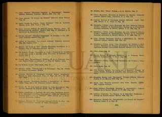 77.—Caso, Antonio. "Sociologia Genética y Sistemática". Segunda
Edición. Editorial "Cultura". México, 1932. Pág. 123.
78—Caso Antonio. "El Peligro del Hombre" Editorial. Stylo. México,
Pág. 42.
79.—Santo Tomás de Aquino. "Suma Teológica". Club de Lectores.
Buenos Aires. 1944. Tomo I. Pág. 302.
80.—Caso, Antonio. Prólogo de Eduardo García Maynez, Serie "El
Pensamiento de América", México. 1943. Pág. 37. Ediciones de la
Secretaría de Educación Pública.
81.—Renán, Ernesto. "Estudios Religiosos". F. Sempere y Cía. Edi-
tores. Valencia-Madrid. Pág. 100.
82.—Fustel de Coulanges. "La Ciudad Antigua". -Editorial Alvatrcs.
Pág. 485. Buenos Aires.
83.—Séneca. "El Libro de Oro". Estudio Biográfico Preliminar de J.
~ Bergua. Pág. 17. Ediciones Ibéricas. Madrid.
84.—De Kempis, Tomás. "Imitación de Cristo". Traducido en Roman-
ce por muy mejor y apasible estilo. Fray Luis de Granada, tra-
ductor. Pág. 3.
85.—Pascal, Blas. "Pensamientos" Volumen 96 de la Colección Aus-
tral. Espasa-Calpe. Argentina, S. A. Pág. 63. Buenos Aires.
^ i
86.—De Kempis, Tcmás. Obra citada, Pág. 47.
87.—Menzel, Adolfo. "Introducción a la -Sociología". Pág. 83. Fondo
de Cultura Económica. México.
88.—Cornejo, Mariano H. "Sociología General". Editor propietario:
Manuel de Jesús Nucamendi. Tomo II. Págs. 169, 170 y 171. Mé-
xico, (1934).
89.—Caso, Antonio. "Sociología Genética y Sistemática". 2a. Edición.
(1932). Págs: 140 y 142. Editorial Cultura. México.
90.—Guyau, M. "El Arte desde el Punto de Vista Sociológico", Tra-
ducción Española de Ricardo Rubio. Pág. 61. Madrid.
91.—Puede consultarse el Capituló "El Arte como Fenómeno -Social",
de la "Sociología Genética y Sistemática". ,(1928)'del maestro Lic.
Antonio Caso, o bien su "Estética" (1925) editada, por la Secre-
taría de Educación Pública.
92— Cornejo, Mariano H. "Sociología General", Tomo II. Pág. 183.
Editor Propietario: Manuel de Jesús Nucamendi.
93.—Scheler* Max. "Etica", Prólogo a la 2a. Edición. Pág. 17.
94.—Croce, Benedetto. Breviario de Estética, 3a. Edición. Colección
Austral. Espasa-Calpe, Argentina, S. A. Pág. 173.
95.—Cornejo Mariano H. Sociología General. Editorial Angel Pola.
1934, México, D. F., Tomo II. Pág. 185.
96.—Mendieta y Núñez, Lucio. Sociología del Arte. Editorial Cultura,
T.G.S.A., Instituto de Investigaciones Sociales de la Universidad
Nacional Autónoma de México, México, D. F., 1962. Pág. 38.
97.—Mendieta y Núñez, Lucio. Sociología del Arte, Editorial Cultura,
T.G.S.A., Instituto de Investigaciones Sociales de la Univrsidad
Nacional Autónoma de México, México, D. F., 1962. Pág. 10.
98.—Caso, Antonio. Sociología Genética y Sistemática, 2a. Edición.
Editorial Cultura. México, 1932. Pág. 142.
99.—Mendieta y Núñez, Lucio. Valor Sociológico del Folklore y otros
ensayes. Biblioteca de Ensayos Sociológicos. Instituto de Inves-
tigaciones Sociales: Universidad Nacional, México, D. F., 150 Págs>
100.—Obra citada. Pág. 28.
101.—Gamio, Manuel. El Material Folklórico y ei Progreso Social,
América Indígena. Vol. V. No. 3. Pág. 208.
102.—Mendieta y Núñez, Lucio. Valor Sociológico del Folklore y Otros
Ensayos.
103.—Obra citada, Pág. 26.
104.*—Von Ihering, Ridolfo. "La Lucha por el Derecho". Vérsión de
Adolfo Posada. Pròlogo de Leopoldo Alas, Editorial Tor., Buenos
Aires.
105.—Recaséns Siches, Luis. "Sociología". Primera Edición. Editorial
Porrúa, S. A., México. 1956. Pág. 547.
106.—Marti, José. "Nuestra América". New York, Estados Unidos.
1891. Capítulo Primero.
.107.—Caso, Antonio. "Sociología Genética y Sistemática". Talleres
Gráficos de la Nación, México, D. F., 1927. Pág. 126.
108.—Dilthey, Guillermo. "La Esencia de la Filosofía". Traducción y
Prólogo de Samuel Ramos. México. 1944. Pág. XV.
109.—Sternberg, Theodor Dr. "Introducción a la Ciencia del Derecho".
Editorial Labor, S. A. Pág. 46.
 