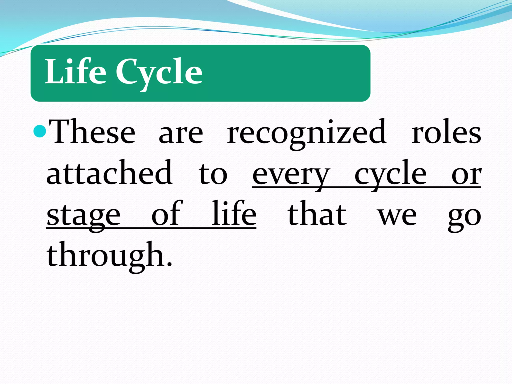 Roles expected to us in all settings can be classified as follows:1. Primary Roles2. Secondary Roles3. Tertiary Roles