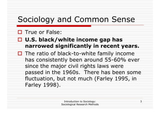 Sociological Research Methods