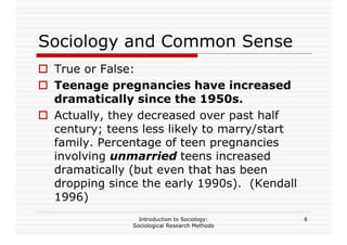 Sociological Research Methods