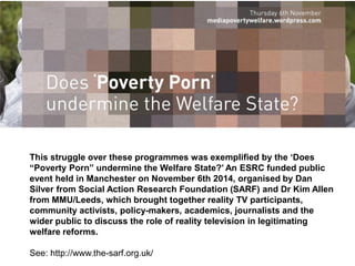 Sociological review annual lecture: Dr Imogen Tyler | PPT