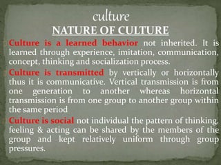 Sociology: culture | PPT