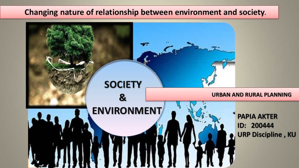 assignment on environment and society