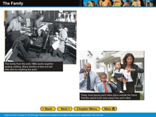 The Family
Original Content Copyright © Holt McDougal. Additions and changes to the original content are the responsibility of the instructor.
 