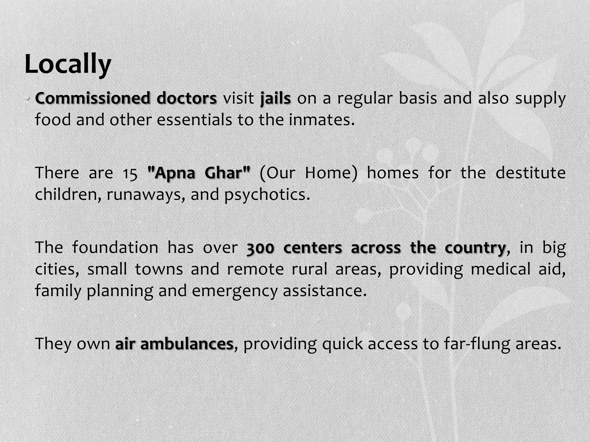 Edhi Foundation Organization Profile & Details PPT