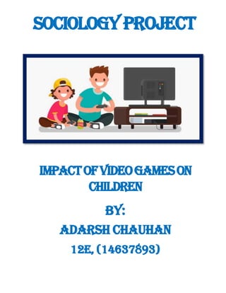 Impact Of Video Games On Children | PDF