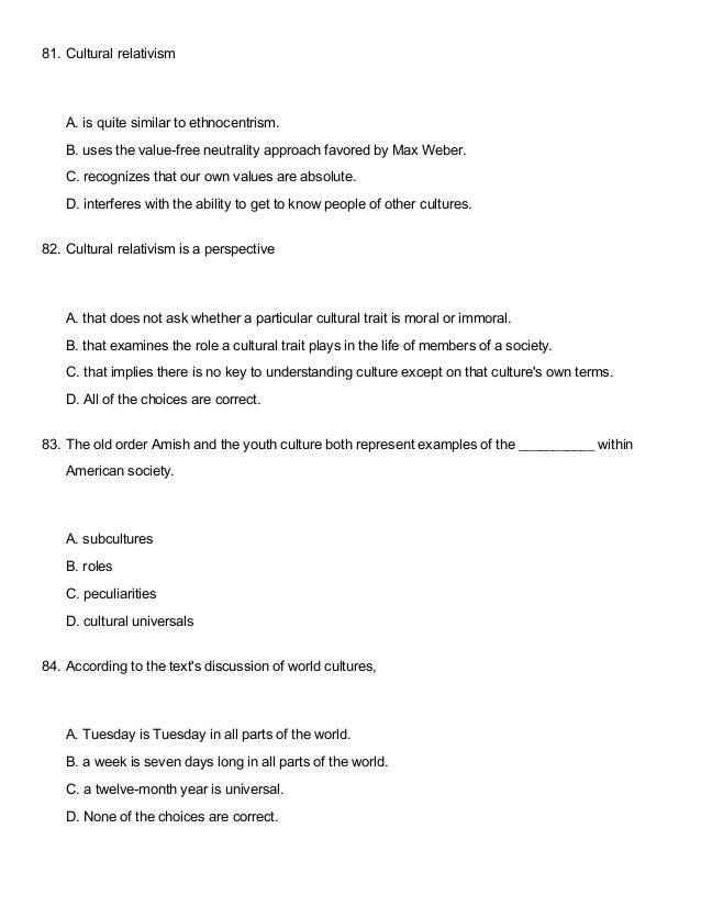 Sociology The Core 8th Edition Hughes Test Bank