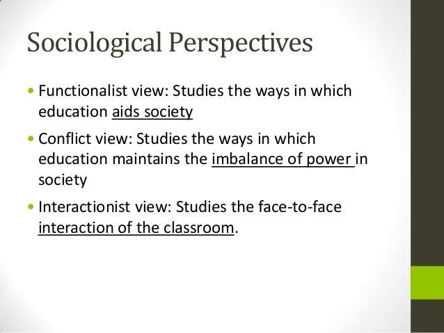 Sociological perspective essay