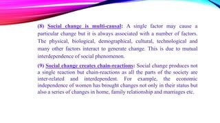 reaction paper about social change