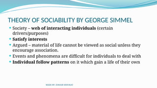 Sociology Class Lecture all for sociology notes class | PPTX