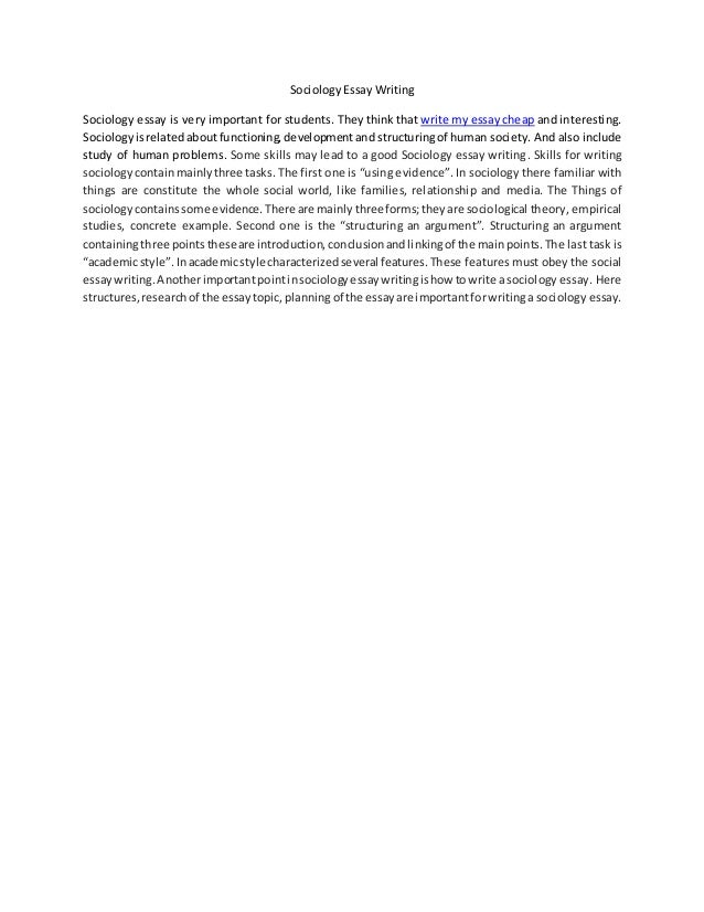 Descriptive Essay Topics For High School Students Sociology Essay Writing Sociology Essay Is Very Important For Students They Think That Write My Locavores Synthesis Essay also Essay Science Sociology Essay Writing Proposal Essay Example