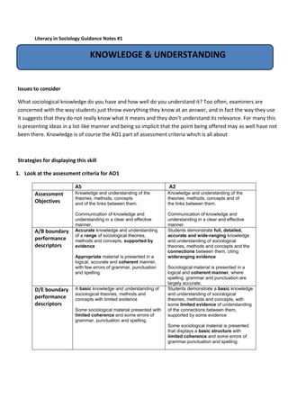 SociologyExchange.co.uk Shared Resource | PDF