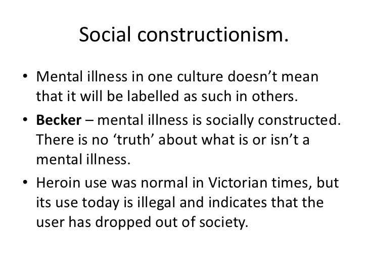 what is social constructionism in health and social care