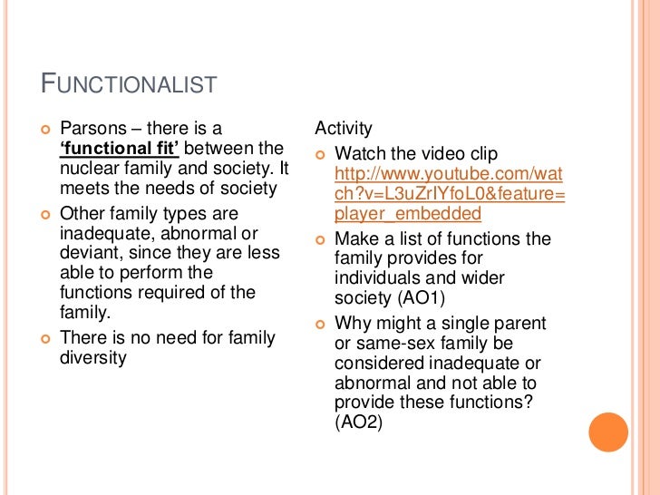functionalist view on same sex families essay functionalist view on same sex families essay