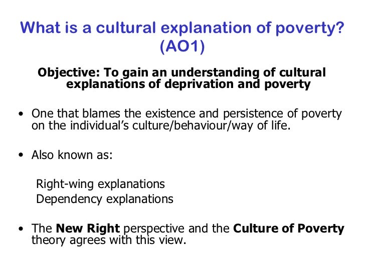 Lewis culture of poverty thesis