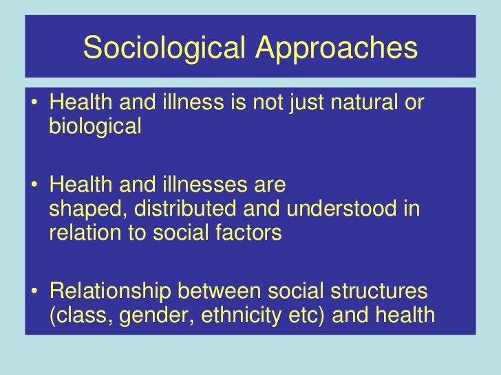 what are the relationship between social class and illness