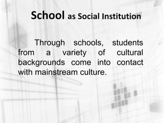 Sociology of knowledge and social institution | PPTX