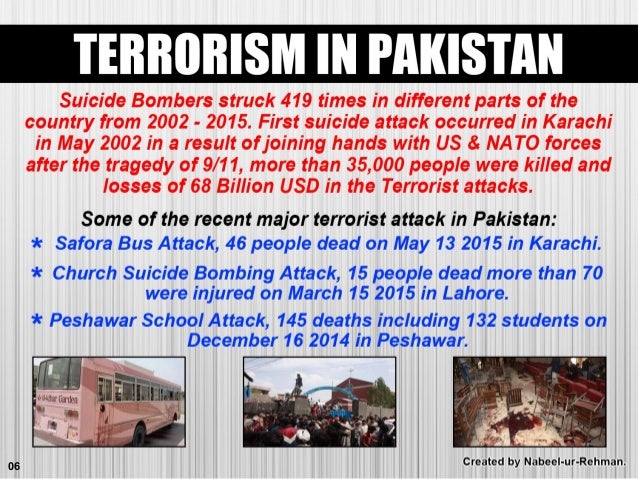 presentation on terrorism in pakistan