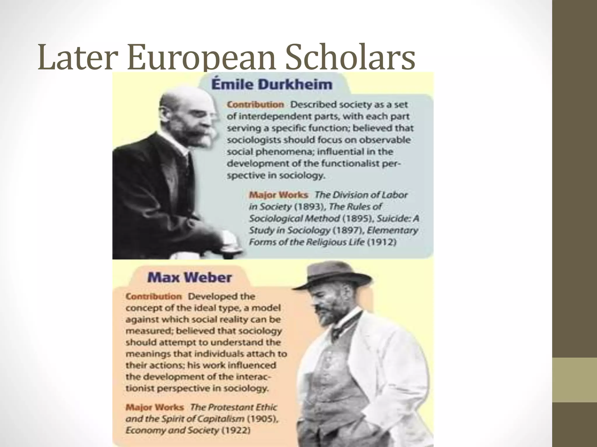 Later European Scholars

 