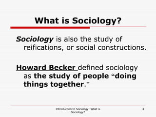 Introduction to Sociology: Understanding Society and Social Interaction ...