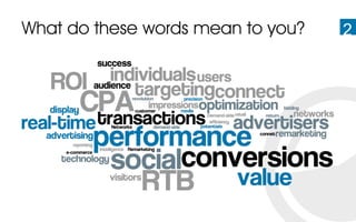 What do these words mean to you?   2
 