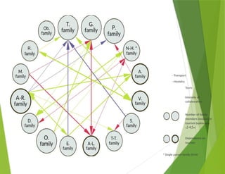 - Transport
--Hostelry
Tours
Intensity of
collaboration
Number of family
members involved in
tourism businesses
<2-4,5+)
Dependence on
tourism
H
Single parent family [N-HJ
 