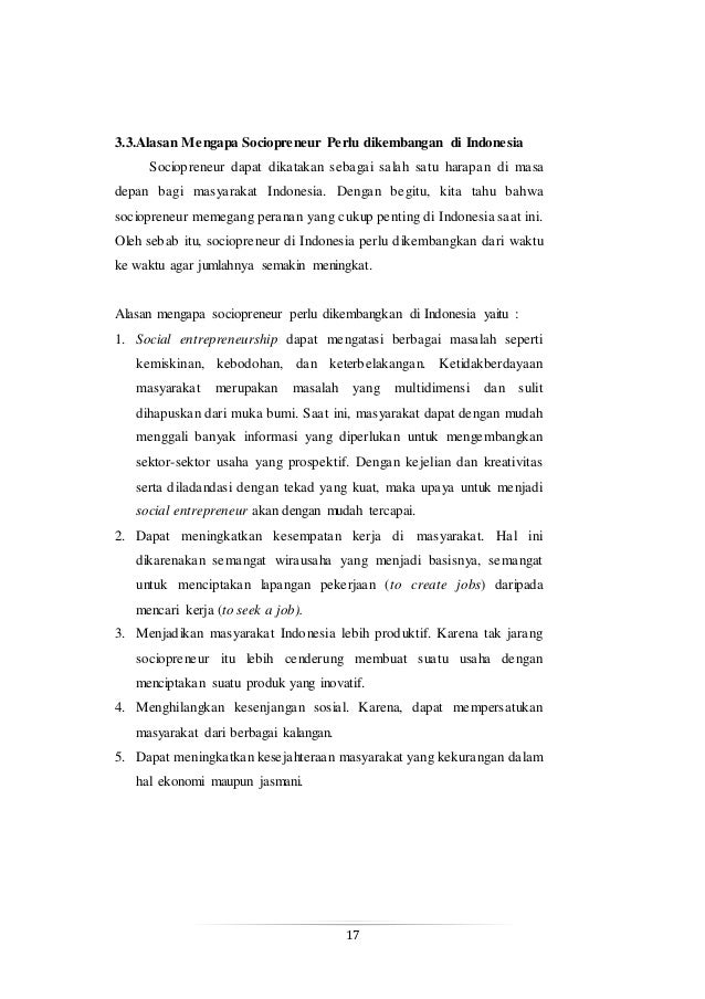 Makalah Sociopreneur
