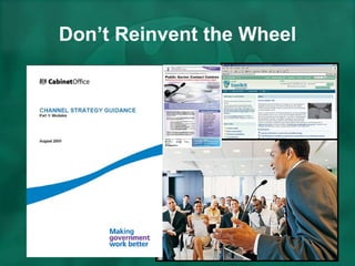 Don’t Reinvent the Wheel 