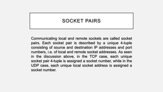 Socket Programming w/ C# - IK | PPTX | Computer Networking | Computing