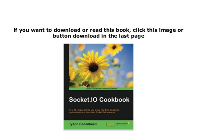Download P D F Library Socketio Cookbook Read Online