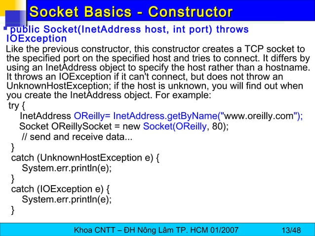 Socket Programming | PPT