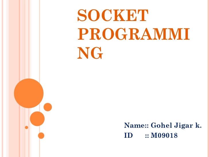 Socket programming