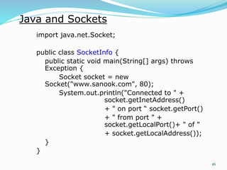 Socket programming | PPTX