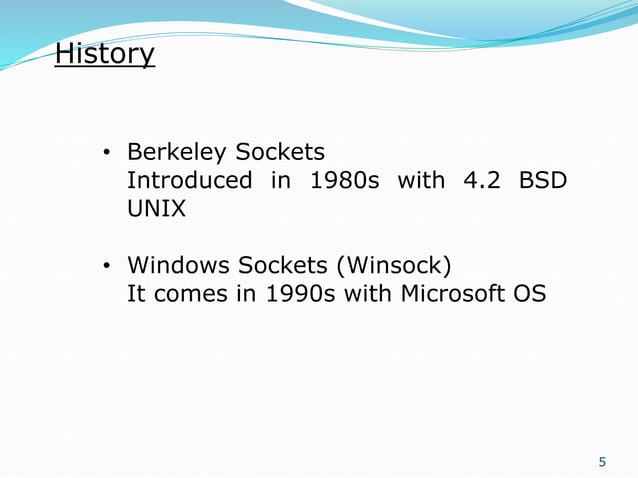 Socket programming | PPT