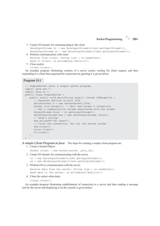 Socket programming | PDF