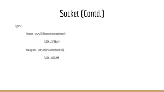 Socket programming in c | PPT