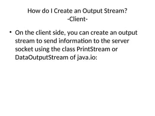 Socket Programming in Java.ppt yeh haii | PPT