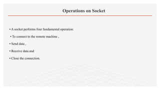 Socket programming or network programming | PPT