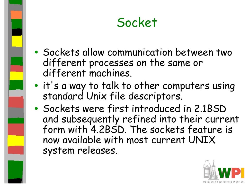 Sockets in unix