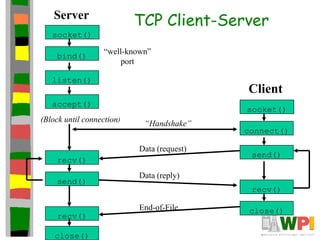 Introduction to sockets tcp ip protocol.ppt | Computer Networking ...