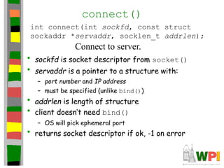 Introduction to sockets tcp ip protocol.ppt | Computer Networking ...