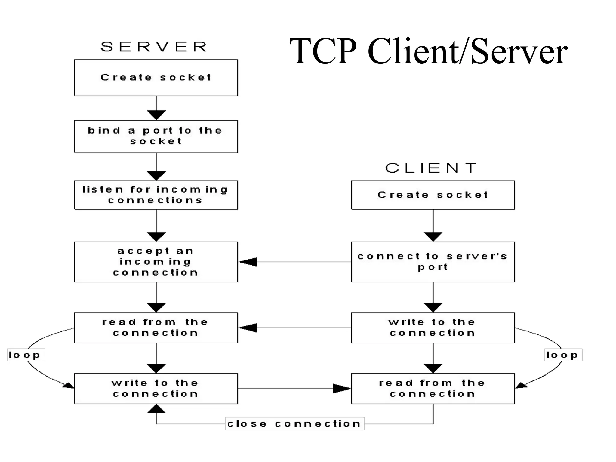TCP Client/Server
 