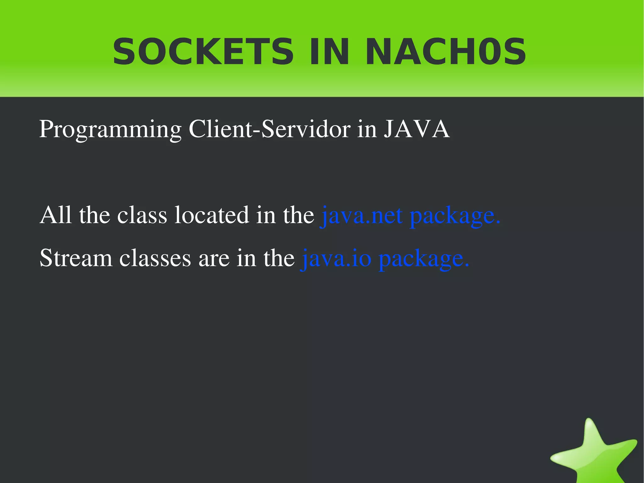 DATAGRAM- Message oriented protocol. 