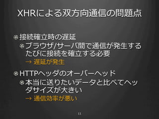 XHRˤ˫?ͨŤΆ}

! ?ӾA_?rW
   ! ?֥饦/`gͨŤk?
      Ӥ˽ӾA_?Ҫ
   ?WӤk?
! ?HTTPإåΥ`Щ`إå
   ! ?ͤꤿǩ`?Ȥ٤ƥإ
      ?󤭤
   ?ͨńʤ

                 11
 